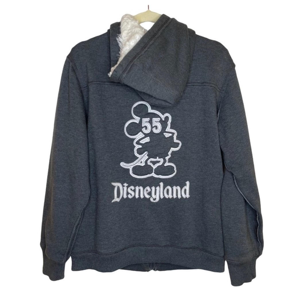 Disney Parks Disneyland Resort 55 Year Anniversary Sherpa Lined Hoodie